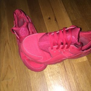 All red Nike hurraches